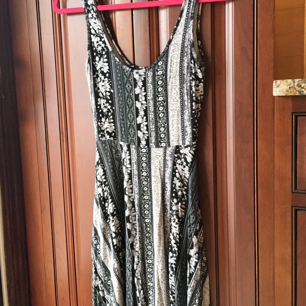 Black and White Shift Dress